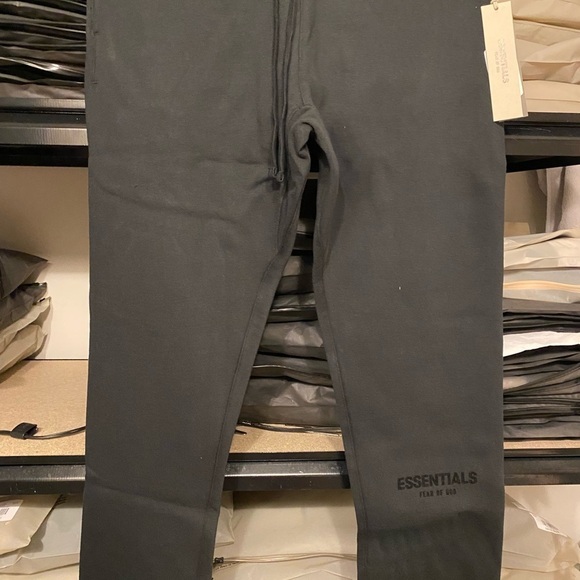fear of god essentials Other - Essentials black straight lounge pants stretch limo SS2022